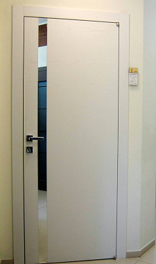 UNION ALFA SVS (зеркало) шпон ясеня белый 80-210 см.